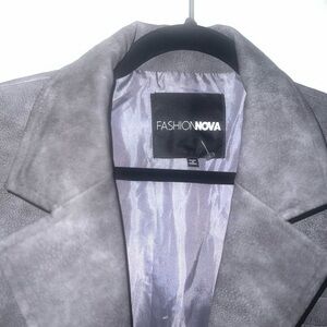 Fashion Nova Charcoal Blazer